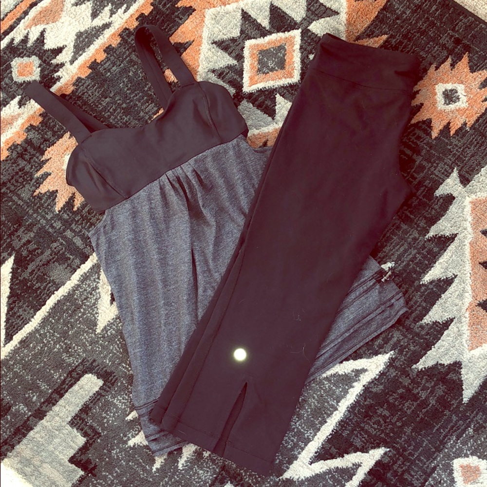 Lululemon tank and capris